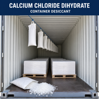 Chlorure de calcium dihydraté CaCl2 2H2O, paillettes de haute pureté pour usage industriel