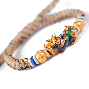 Venta al por mayor elegante <span class=keywords><strong>san</strong></span> <span class=keywords><strong>benito</strong></span> mala cuentas Cruz feng shui 7 chakra pixiu colgante accesorios de la <span class=keywords><strong>pulsera</strong></span> para las mujeres - Product Image 1