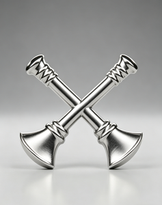 Insignia Metálica Personalizada 3D con Forma de Dos Cornetas Cruzadas para Comandante de Batalión, Chapada en Oro/Níquel, Aleación de Zinc, Pin de Solapa para Souvenir y Uniforme - Product Image 1