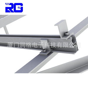 Pince de fixation solaire en aluminium 50 mm anodisée pour panneaux photovoltaïques - Product Image 2