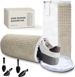 공장 도매 가격 휴대용 세탁기 신발 세탁 가방 360 도 청소 신발 세탁 가방 - Product Image 1