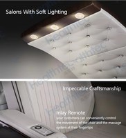 Sillones de Pedicura de Lujo, Nuevos, para Salón de Belleza, con Spa para Pies, Masaje Eléctrico y Bañera para Pies