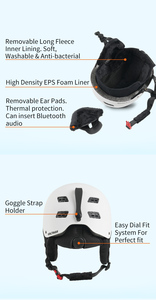 LANOVA Vente à Chaud CE EN 1077 Certifié Équipement de Sport de Plein Air Casque de Ski avec Lentille Adultes Respirant Sécurité Casque de Neige - Product Image 5
