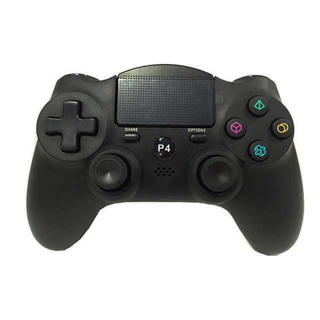 Wireless Dual Vibration Audio Controller with Anti-Slip Grip Joystick for Playstation 4/Slim/Pro for PS4 Console Gamepad