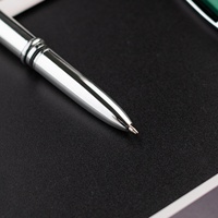 Stylo bille LED 3-en-1 HUA multifonctionnel avec stylet tactile, corps en métal ABS, idéal pour les promotions