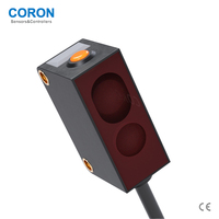 Interrupteur photoélectrique CORON GZ5-DTL4M TOF, capteur optique BGS, laser rouge LED, réflexion diffuse, 4m, sortie NPN, IP65, 12-24VDC, 1ms