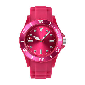 Montre à quartz de luxe à la mode, bracelet étanche 3atm, bijoux décontractés pour femmes, montre-bracelet rose <span class=keywords><strong>fraise</strong></span> ours avec coffrets cadeaux - Product Image 6