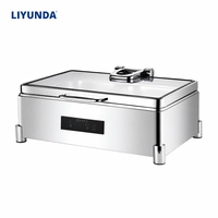 Chauffe-Plat Électrique Liyunda de Haute Qualité avec Système Hydraulique – Équipement de Service Alimentaire pour Buffets, Restaurants et Cafés
