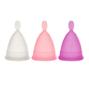 Yueyue menstruation féminine coupe menstruelle réutilisable confortablement utiliser lavable Silicone période tasses femmes facile à nettoyer - Product Image 2