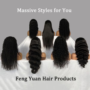 黑色自然色人体波浪无胶假发原始人发角质层对齐高清透明瑞士蕾丝正面 - Product Image 6