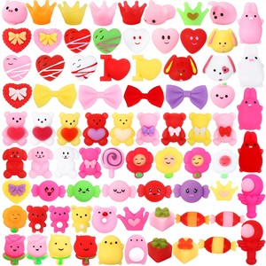 Jouets anti-stress miniatures en mochi doux et mignons, cadeaux de la Saint-Valentin en plastique pour garçons et filles de 5 à 7 ans, unisexe - Product Image 1