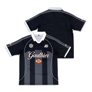 Camiseta de fútbol personalizada sublimación bordado Diseño Club moda hombro caído Polo camiseta de fútbol - Product Image 3