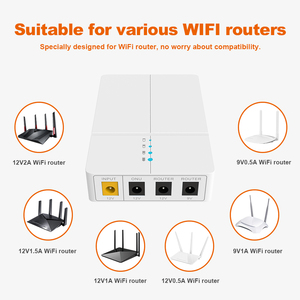 WGP Mini UPS 6000mAh 9V 12V DC Multi-output with 6 Hours <b>Backup</b> Mini Ups for Wifi Router and ONU - Product Image 3