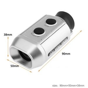 <b>Golf</b> Rangefinder 7X18 Digital Monocular Telescope LCD Display Silver Color With Carry Case And Cleaning Cloth For <b>Golf</b> Sports - Product Image 2