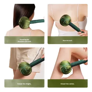 Martillo de masaje de moxibustión de Artemisia salvaje para la salud, palo de golpeteo para hombros, golpeteo de los ocho meridianos, golpeteo cervical, Henan Nanyang - Product Image 5