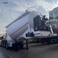 Semi-remorque citerne à carburant de haute qualité à 3 essieux de 50 m³, camion de transport de liquides et d'huile de 50 000 litres avec essieux Fuwa et valve Wabco