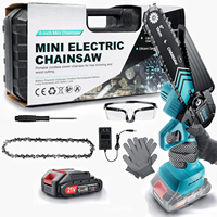 Mini tronçonneuse électrique sans fil portable de qualité industrielle alimentée par batterie avec personnalisation OEM