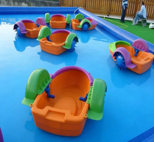 Piscine <span class=keywords><strong>gonflable</strong></span> avec des bateaux à rames pour enfants pour les parcs <span class=keywords><strong>de</strong></span> <span class=keywords><strong>jeux</strong></span> en plein air, les parcs d'attractions et les événements - Product Image 6