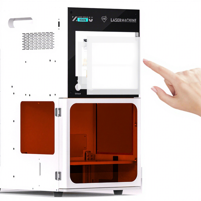 LY-TBK 958ZU New 5W UV Laser Engraving Marking Machine Air-Cooled Easy Operate for Mobile Phone LCD Screen Metal Glass Removal