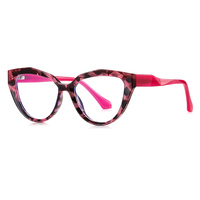 Montures de lunettes œil-de-chat tendance en gros, montures TR CP, plusieurs couleurs, lunettes anti-lumière bleue à la mode pour femmes