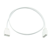 Kabel Ekstensi Kipas ARGB Casing PC (5V 3-Pin) 1-ke-1 Splitter, Kabel Pipih Hitam, Tembaga Murni