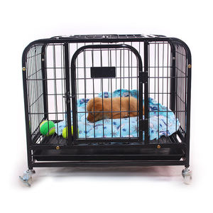 Toptan taşınabilir Pet kafesleri büyük kulübesi kolay montajlı köpek kafesi alt tepsi ile - Product Image 3