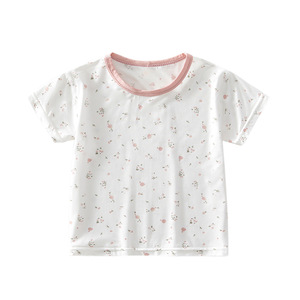 Camiseta de Manga Corta para Bebé, Unisex, Transpirable, Sin Costuras, Suave, Tipo Pijama para Niños y Niñas - Product Image 5