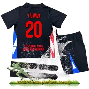 Camiseta de Fútbol <span class=keywords><strong>Barcelona</strong></span> 2024 para Adultos, Manga Corta, Transpirable, 100% Poliéster, con Nombre de Equipo Personalizado - Product Image 5