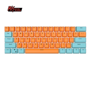 Teclado Personalizado Royal Kludge <span class=keywords><strong>RK</strong></span> RK61 60% con Teclas de Doble Inyección de Gelatina, Teclas PBT Personalizadas, Keycaps de Anime - Product Image 4