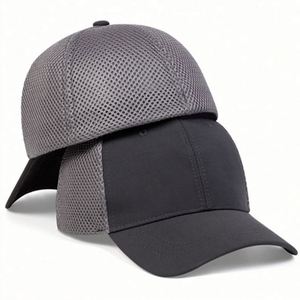 Casquette de baseball pour homme de haute qualité, respirante, en maille, à 6 panneaux, à dos fermé, réglable, pour l'été - Product Image 1