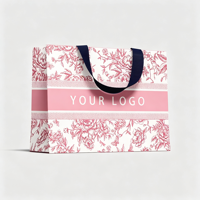 Sac de courses en carton ivoire recyclable avec poignée en ruban à sangle interne 190-230 g/m² Logo personnalisé pour vêtements