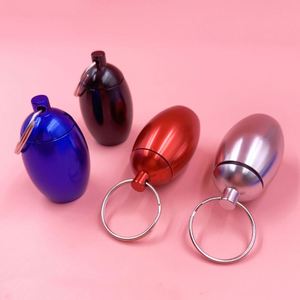 High Quality <b>Mini</b> Pocket, Container Waterproof Aluminum Medicine Pill Box Case <b>Bottle</b> Holder Pill <b>Bottle</b> Keychain/ - Product Image 3