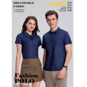 Polo personnalisé pour homme, couleur unie, coton Oxford, tissu fin, vêtements de sport, manches courtes, rouge, personnalisable pour l'été - Product Image 5