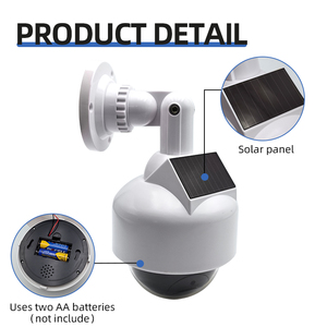 <span class=keywords><strong>Telecamera</strong></span> <span class=keywords><strong>Finta</strong></span> per Sorveglianza Esterna con Alimentazione Solare, <span class=keywords><strong>Telecamera</strong></span> Analogica Simulata con LED Lampeggiante, <span class=keywords><strong>Telecamera</strong></span> <span class=keywords><strong>Finta</strong></span> Wireless Solare - Product Image 6