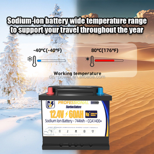 DJS 12.4V 60Ah ナトリウムイオン固形クランキングバッテリー 車・ボート用 3000サイクル 3年保証 鉛蓄電池の代替品 - Product Image 5