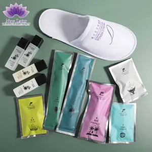 Wholesale hotel bathroom amenities one time use toiletries/disposable hotel guestroom amenity set