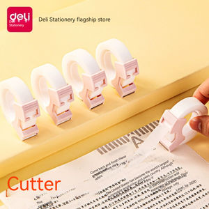 Deli 30118 cinta adhesiva mate de alta calidad para corregir errores tipográficos pegatina pegamento copia errores pegar copiar y cortar - Product Image 2