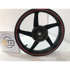 Cerchio Posteriore Nero Rosso Compatibile con HONDA SH 150 2005-2008, Ricambio per Moto - Product Image 4