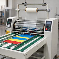 Máquina Laminadora de Película BOPP con Pantalla Táctil, Laminadora Hidráulica con Rotura Automática, Formato Grande de 920 mm