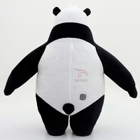 Costume de Mascotte Gonflable Géant en Peluche Panda pour Adultes, Personnalisé, avec Batterie, Idéal pour Spectacles de Carnaval et Festivals (Vente en Gros)