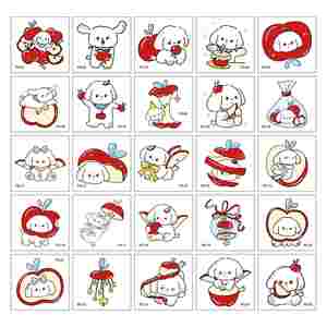 Cute Cartoon Small Pattern Waterproof Temporary Tattoo Stickers for Body Decoration - Product Image 1