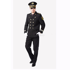 Ropa DE SEGURIDAD Ropa de primavera y otoño Propiedad Inmobiliaria Característica Imagen negra <span class=keywords><strong>Guardia</strong></span> <span class=keywords><strong>Uniforme</strong></span> Traje - Product Image 3