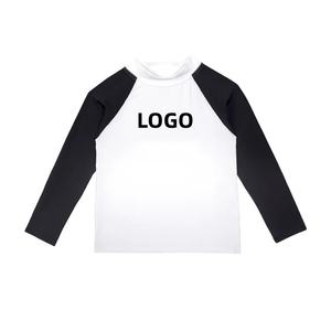 Linda protección solar niños Rashguard camisa de manga larga corta buena calidad jóvenes Rash Guard <span class=keywords><strong>Surf</strong></span> Set bebé camisetas Top camisa de verano - Product Image 3
