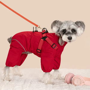 Harnais imperméable et coupe-vent de luxe pour chien FishPrincess, veste imperméable, hiver, classique, chaud, vêtements imperméables pour chien à quatre pattes - Product Image 2