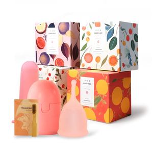 <span class=keywords><strong>Copa</strong></span> <span class=keywords><strong>menstrual</strong></span> reutilizable plegable ecológica silicona médica para mujer período máquina tamaño 2024 limpiador kit anillo <span class=keywords><strong>esterilizador</strong></span> - Product Image 2