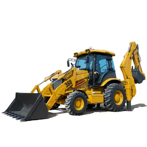 Compact New Front Backhoe Loader 4 Wheel Articulated Machinery Small Cheap Loader Backhoe Green Farm Backhoe Price For Sale