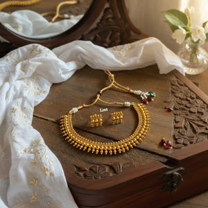 Conjunto de Joyería Fina Chapada en Oro 10573855 Collar - Product Image 3