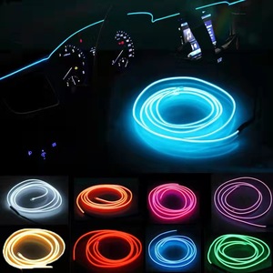 Cool light ambient light EL luminous line with light control box, <b>car</b> <b>interior</b> ambient light for dance costumes. - Product Image 5