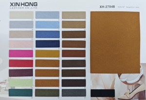 High Quality Soft Suede-Like <strong>PU</strong> <strong>Leather</strong> Synthetic <strong>Leather</strong> With Matte Finish For Shoes - Product Image 3