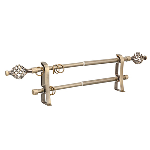 JNS personalizzato singolo palo per tende telescopico regolabile all'ingrosso tende e accessori Algeria aste per tende doppie estensibili - Product Image 6
